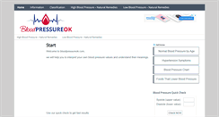 Desktop Screenshot of bloodpressureok.com